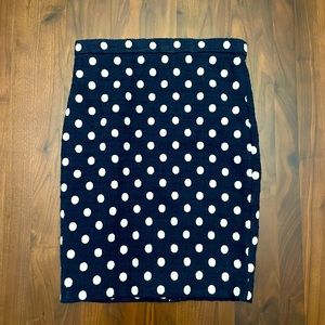 NWT J. Crew No.2 Pencil Skirt Polka Dot